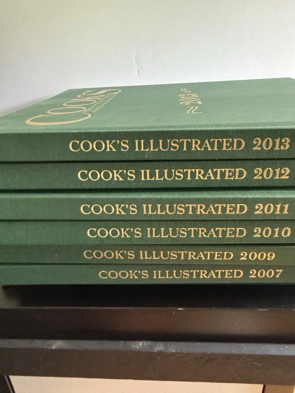 Cooks Illustrated Bound Lot of 7 Cookbooks Recipes Culinary Arts 2006,7,9,..